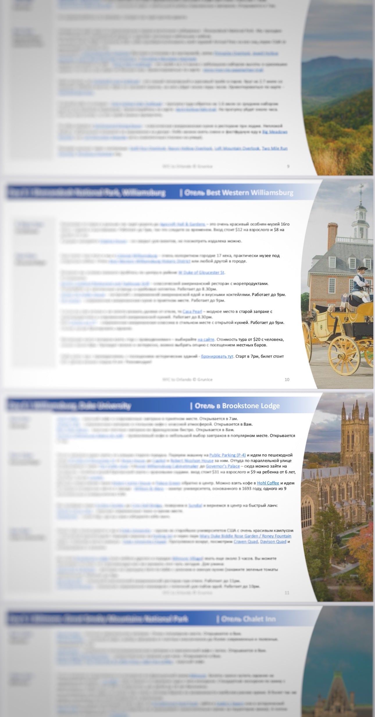 USA - NYC to Orlando - 9 days