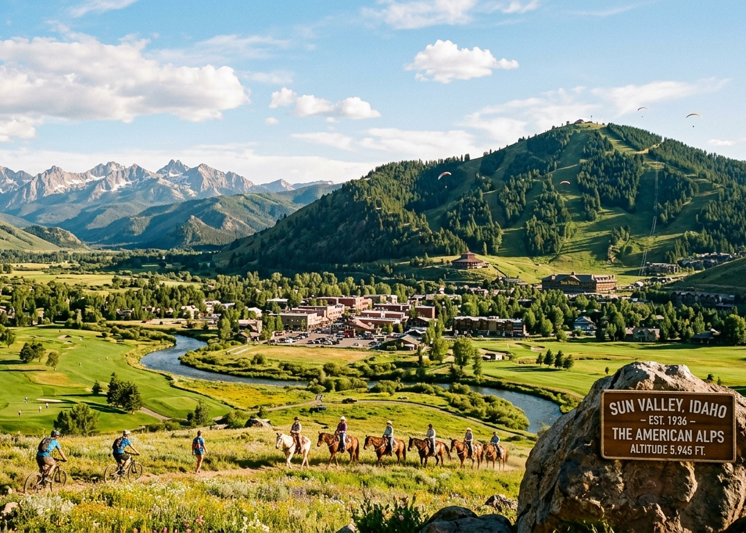 Sun Valley, Idaho — the mountain resort known as "America's Alps."