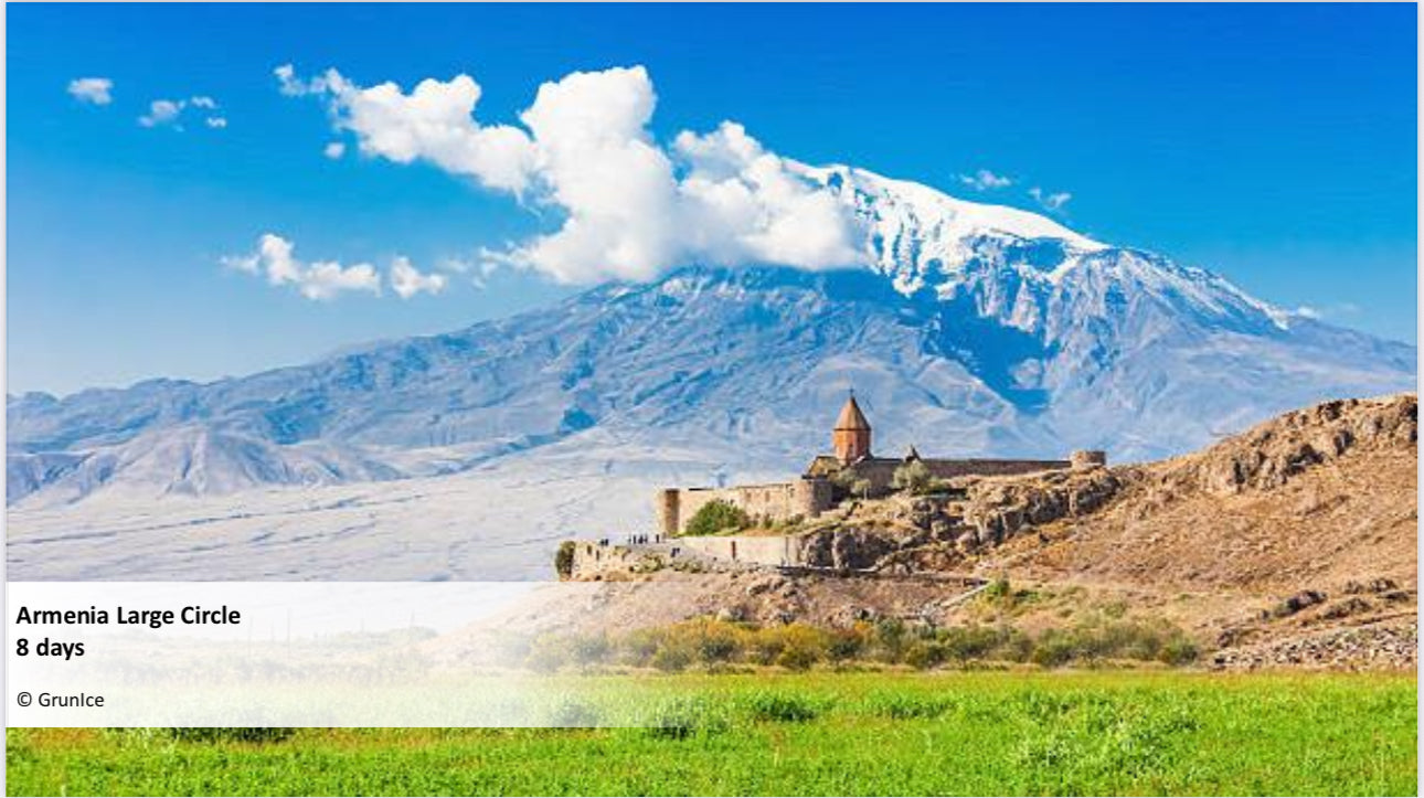 Armenia - Large loop trip - 8 days (RU)