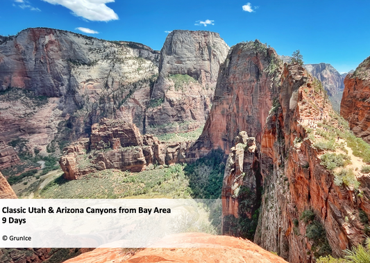 USA - Utah & Arizona Canyons from Bay Area - 9 days (RU)