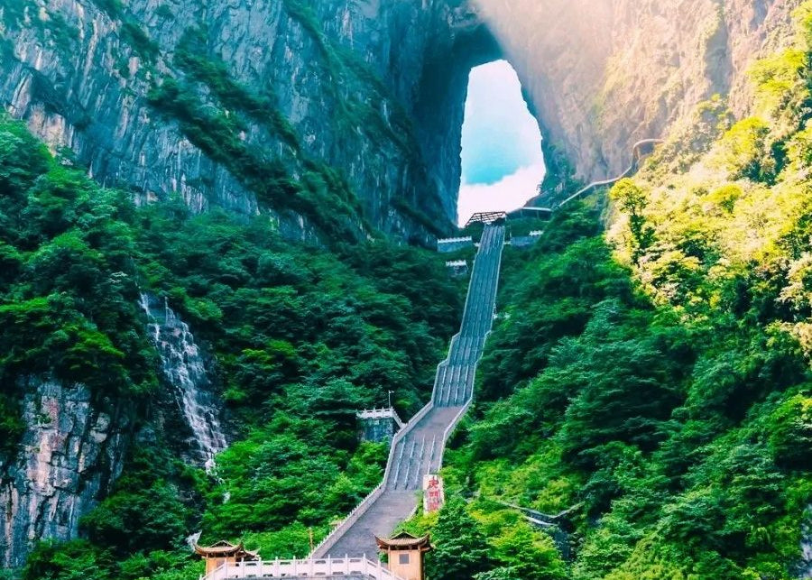 Tianmen Cave — the "Gateway to Heaven" on Tianmen Mountain